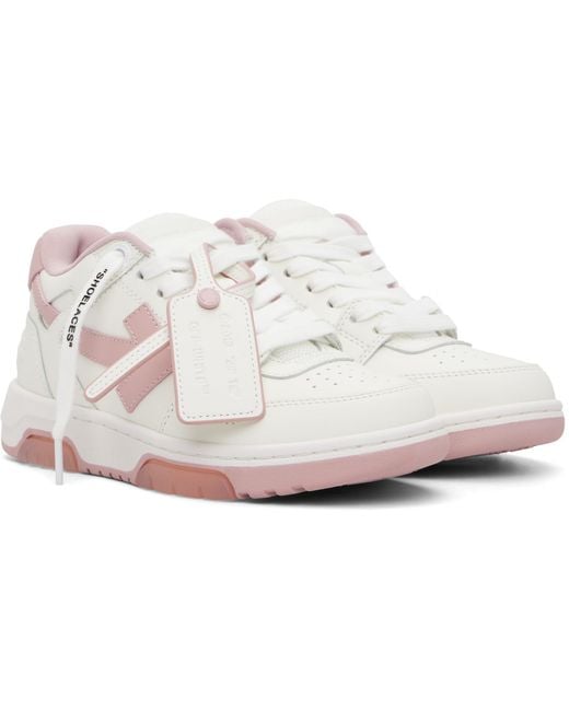 Off-White c/o Virgil Abloh Black 'Out Of Office' Calf Leather Sneakers