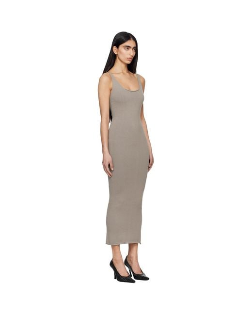 Entire studios Natural Raw Knit Midi Dress