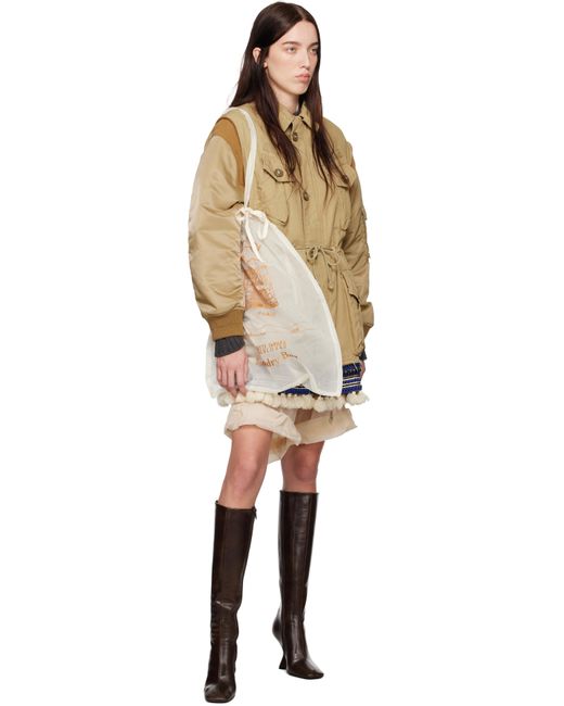 Undercover White Off- Brigitte Tanaka Edition Uc2D1B04 Tote