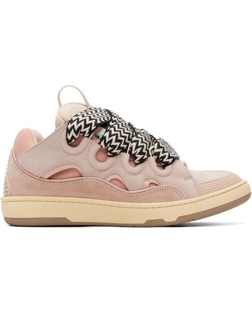 Lanvin Pink Curb Sneakers for men