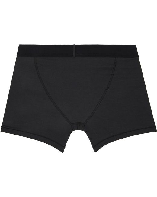 Skims Black Three-Pack Cotton 3 Boxer Briefs for men