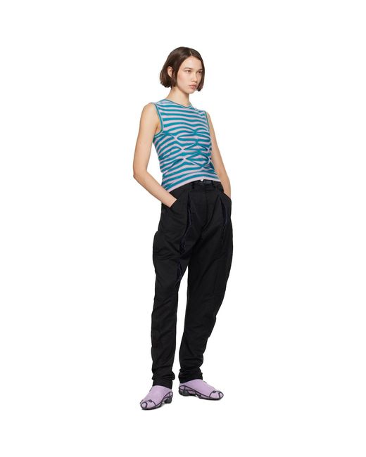 Kiko Kostadinov Black Chasseur Trousers