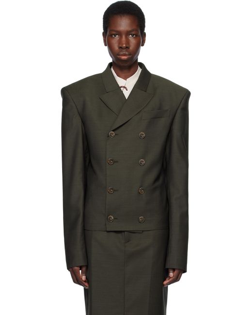 Martine Rose Black Bowie Blazer