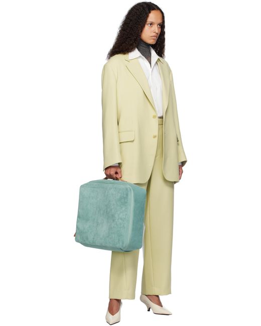 Auralee Natural Light Melton Blazer