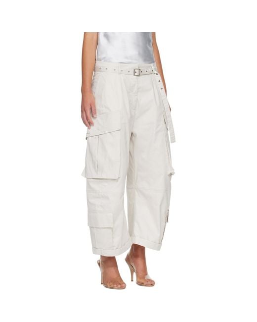 Acne Natural Belt Cargo Pants