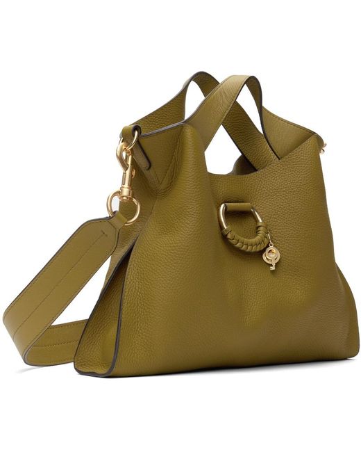 See By Chloé Green Small Joan Top Handle Bag