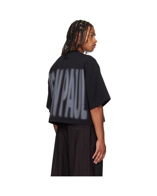 Jean Paul Gaultier Black 'The Gaultier' Boxy T-Shirt for men