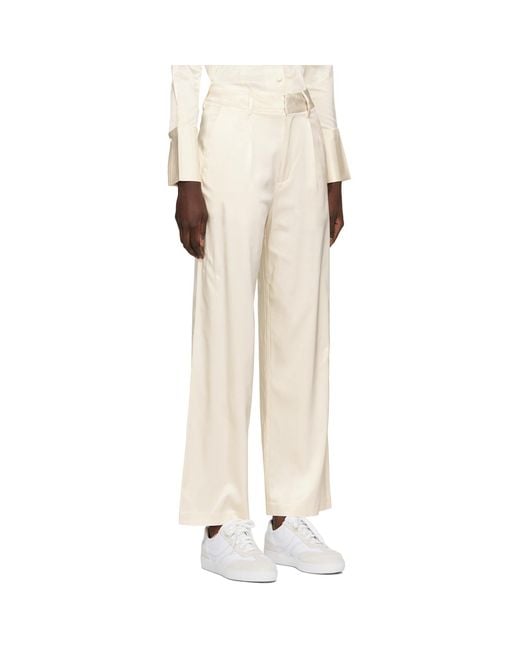 Third Form Natural Off- Under Current Trousers