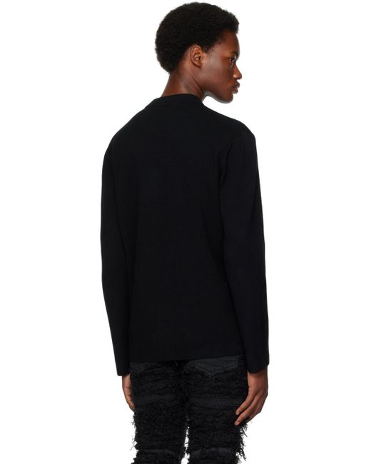 1017 ALYX 9SM Black Buckle Sweater for men