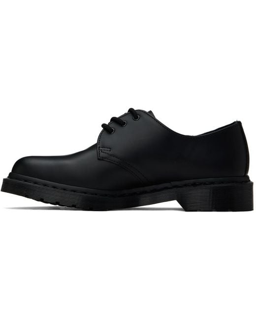 Dr. Martens Black 1461 Mono Smooth Leather Oxfords