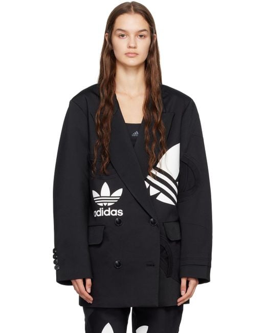 Adidas Originals Black Paneled Blazer