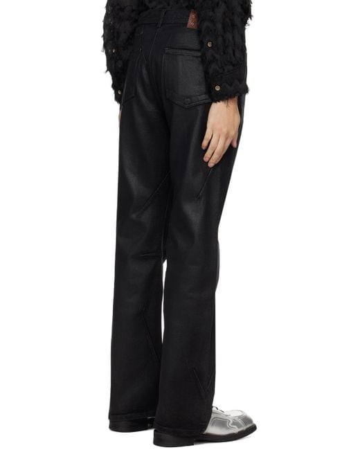 ANDERSSON BELL Black Tripot Jeans for men