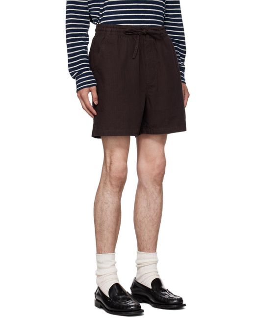 YMC Black Shorty Shorts for men