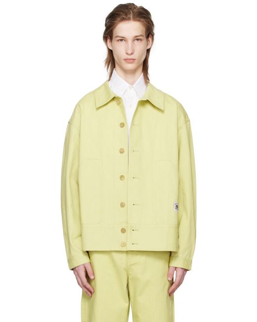 Bode Yellow Knolly Brook Jacket for men