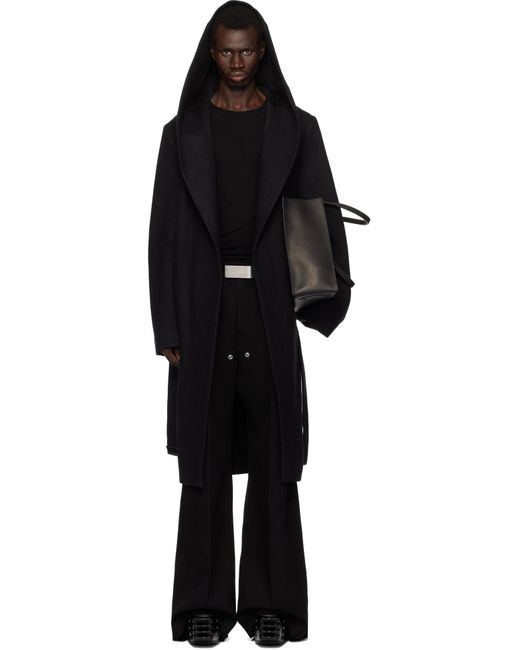 Rick Owens Porterville Slim Hoodie Coat in Black for Men Lyst UK