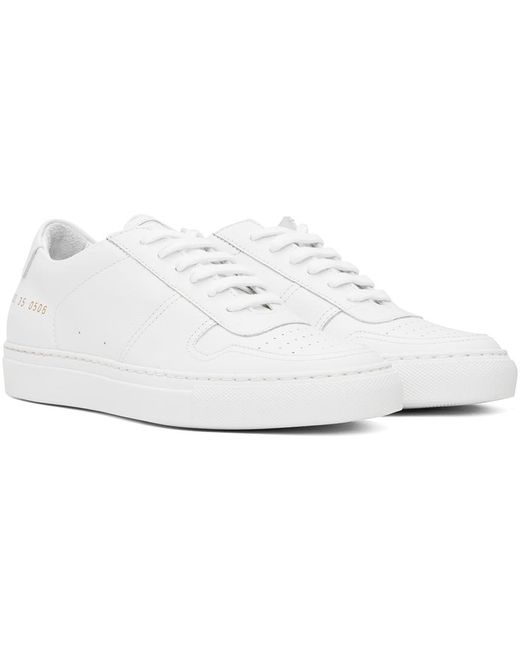 Common Projects Black White Bball Classic Low Sneakers