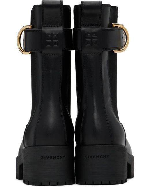 Givenchy Black Voyou Chelsea Boots