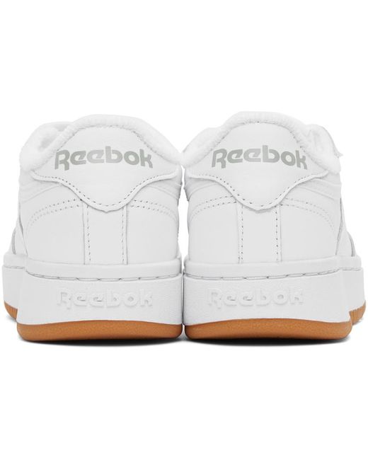 Reebok Black White Club C Double Sneakers