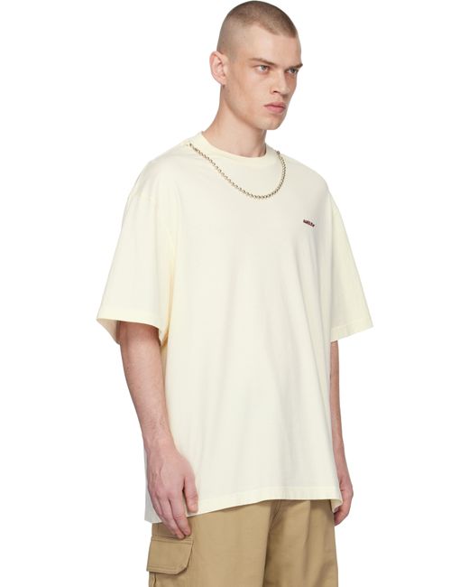 メンズ Ambush オフホワイト ボールチェーン Tシャツ White