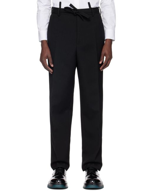 Pantalon étagé noir Jil Sander pour homme en coloris Black