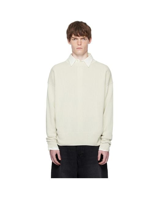 Studio Nicholson Black Kami Sweater for men