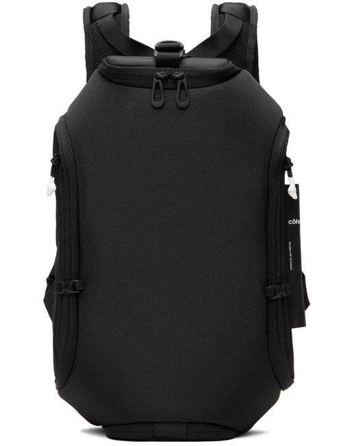 Côte&Ciel Black Avon Ecoyarn Backpack for men