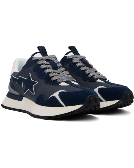 A Bathing Ape Blue Road Sta Express Sneakers for men
