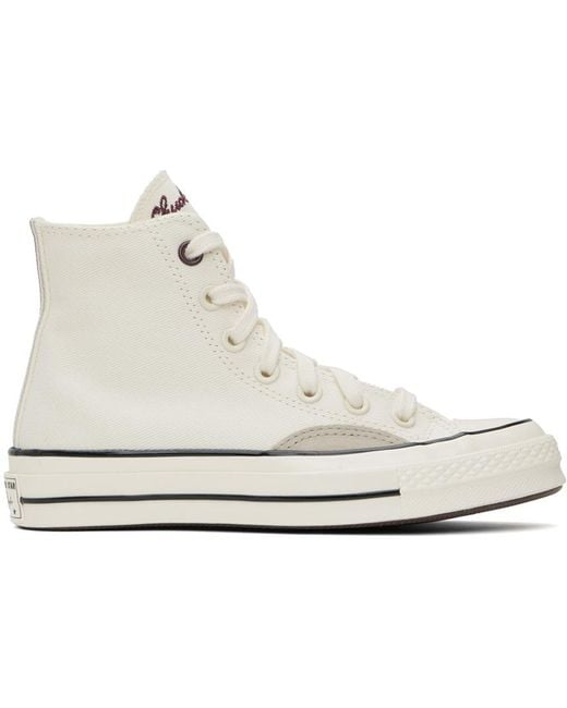 Converse Black Off-white Chuck 70 Mixed Materials Sneakers