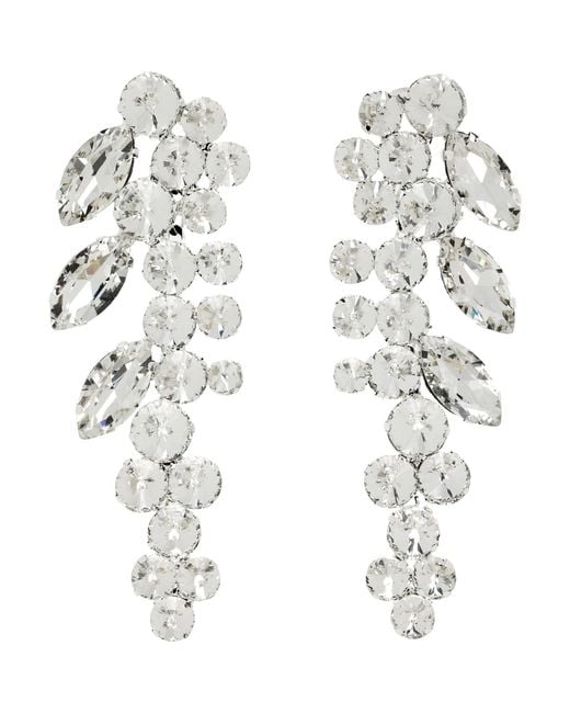 Collina Strada White Chandelier Earrings