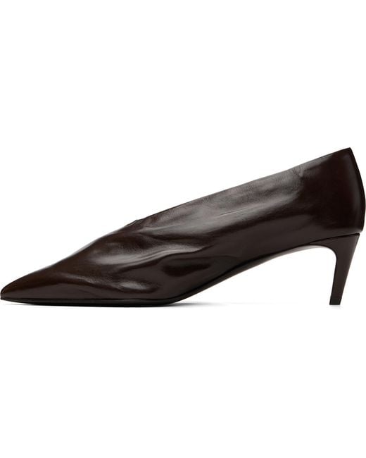 Khaite Brown Miriam Low Heels