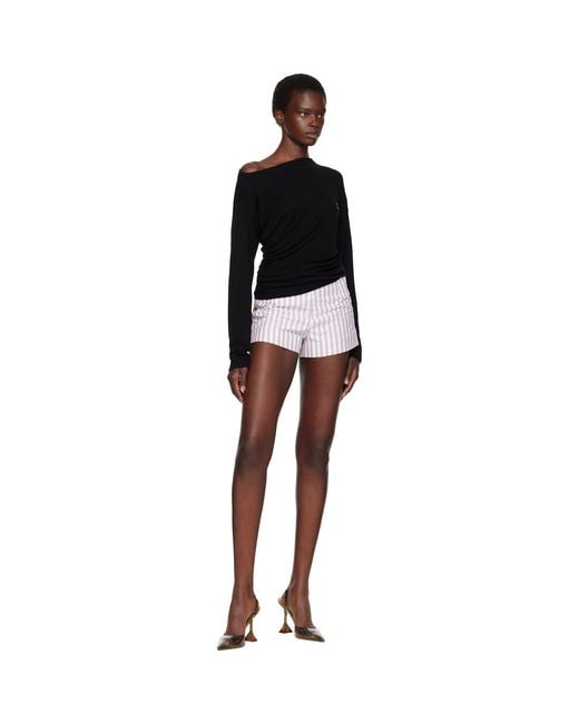 Vivienne Westwood Black Long Sleeve Hebo Top