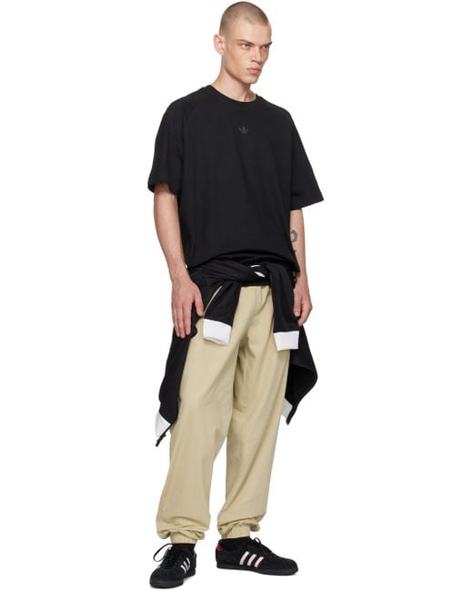 adidas Originals Burgundy London 96 Sneakers in Black for Men  