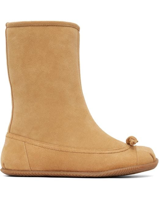 Abra Brown Tall Baby Boots
