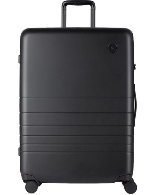 Monos Black Check-In Large Suitcase for men