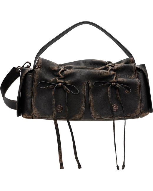 Acne Black Multipocket Shoulder Bag