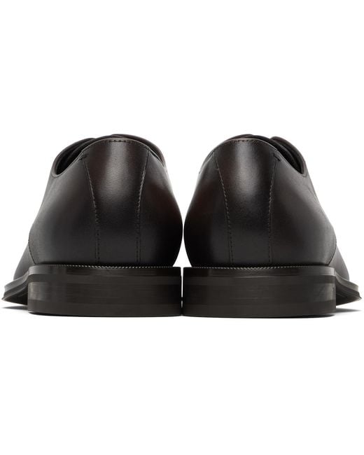Boss Black Stitching-Detail Derbys for men
