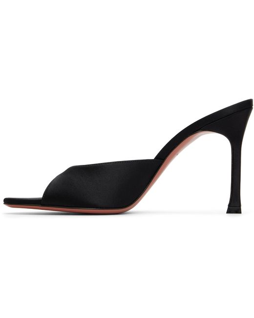 AMINA MUADDI Black Alexa Slipper 95 Heeled Sandals