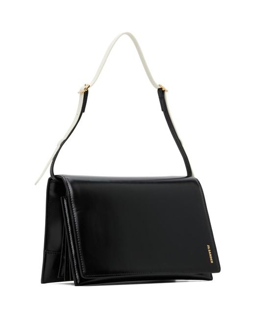 Jil Sander Black File Small Bag