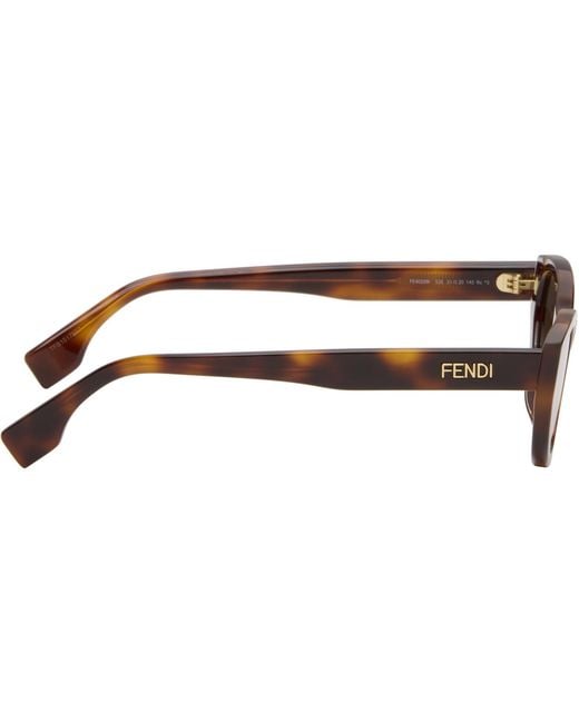Fendi Black Lettering Sunglasses