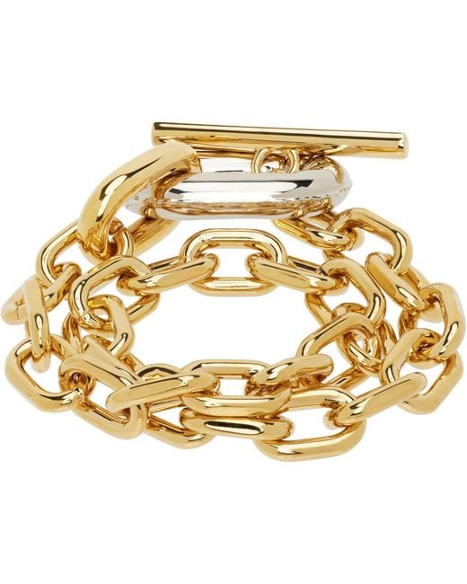 Rabanne Metallic Toggle Bracelet