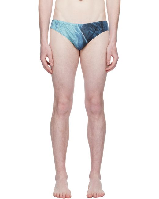 Slip De Bain Bleu À Imprimé Water Jean Paul Gaultier pour homme en coloris Blue