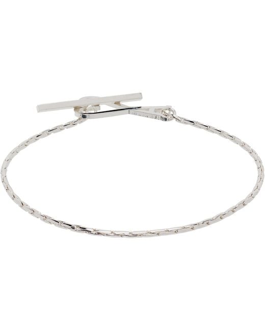 AMI Black Ami De Coeur Chain Bracelet for men