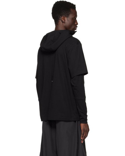 Moncler Genius 6 Moncler 1017 Alyx 9sm Black Layered Long Sleeve T-shirt for men