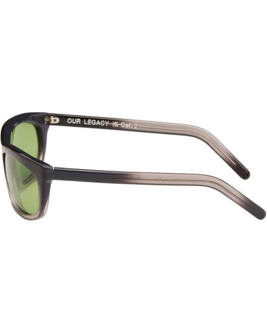 Our Legacy Green Shelter Sunglasses for men