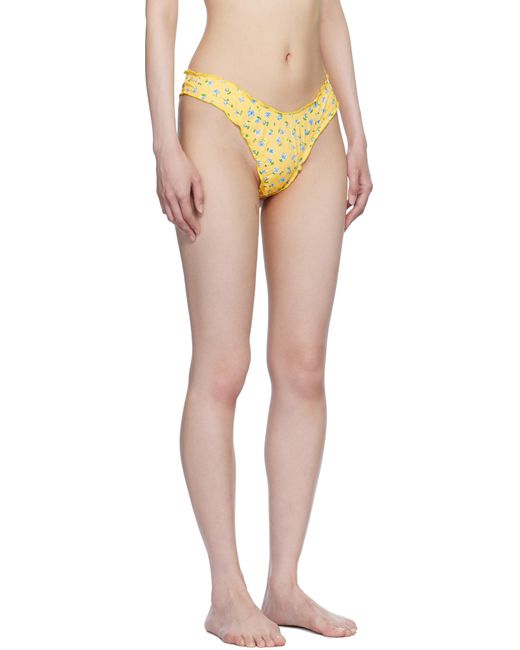 Frankie's Bikinis Multicolor Dalton Floral Micro Bikini Bottom