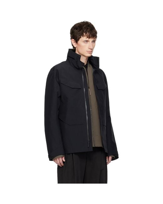 Veilance Black Field Jacket for men