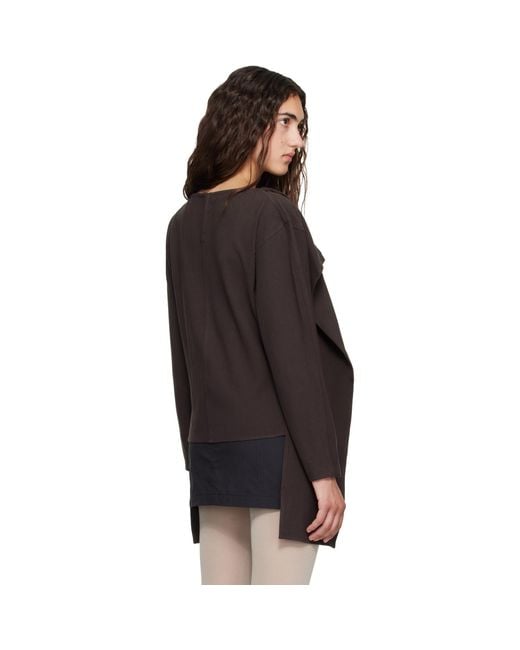 Belle Anna Black Stream Top