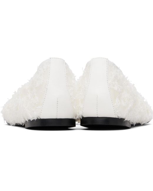 Proenza Schouler Black Glove Lace Ballerina Flats