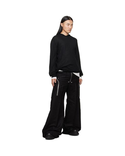 Rick Owens Black Tower Low Army Bogun Boots for men