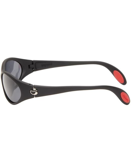 Coperni Black Oval Sunglasses